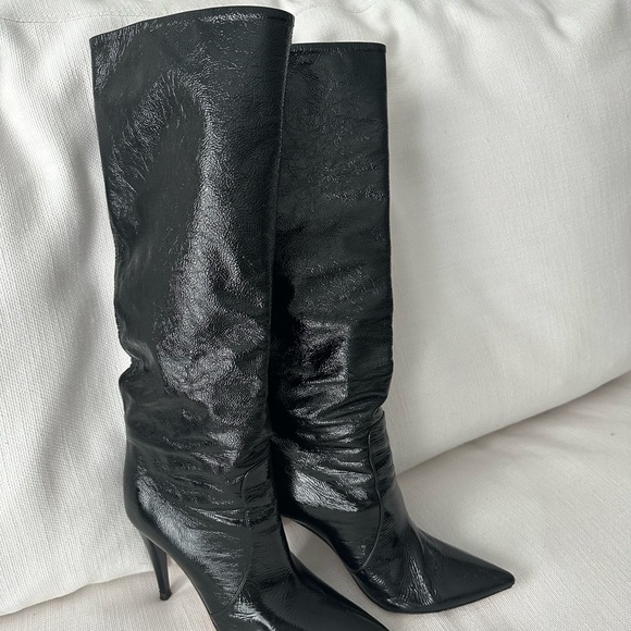Gianvito Rossi Black 6.5 Heel Boots